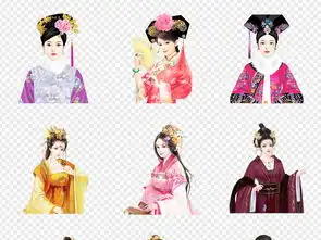 50款中国风古风古代宫廷美女png素材图片模板下载33.53mb古风戏曲人物大全人物形象