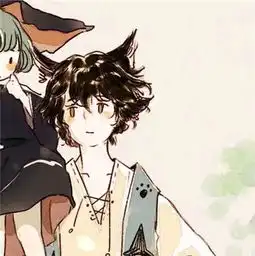  想成为你一想起就会嘴角上扬的小窃喜粉嫩简洁动漫二次元情侣qq动漫头像