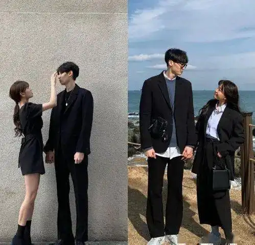  搭配参考ins时尚博主穿搭情侣穿搭