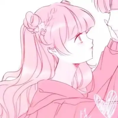  情侣头像动漫冷酷一对拿图点赞情侣头像我要个性网