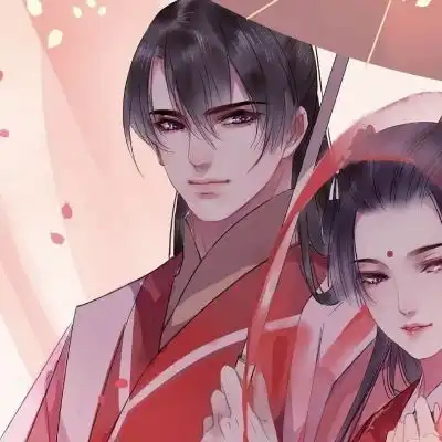  唐崎夜雨手绘唯美古风情侣头像情侣头像我要个性网