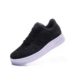  耐克af1空军一号飞线编织黑白男女低帮板鞋轻质休闲鞋820256001图片大全邮乐官方网站