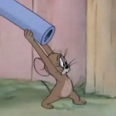  猫和老鼠可爱搞笑卡通情侣头像