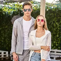  夏季新款超薄透气防晒衣男女情侣皮肤衣长袖风衣定制