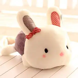  毛绒玩具大号大头兔咪咪兔萌萌兔趴趴兔生日情侣礼物兔子