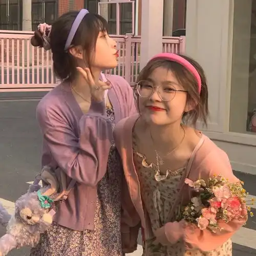 推荐森系闺蜜头像03
