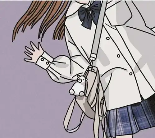 闺蜜头像jk制服头像粉色可爱系