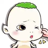  捏脸卡通头像,单手捏脸卡通头像,一只手捏脸的卡通头像