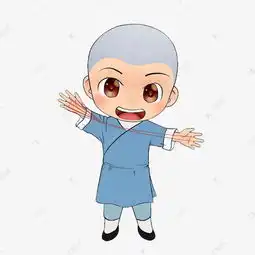  手绘玩游戏的小和尚素材图片免费下载高清png千库网图片编号8748686