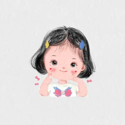  手绘头像可爱萌版小孩头像