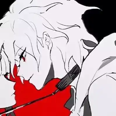  暗黑系情侣头像我爱你,每天都有据可查