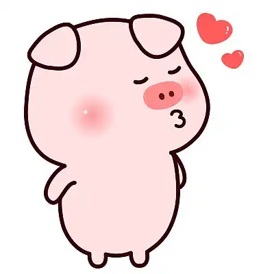  小笨猪头像微信表情包小笨猪情侣头像