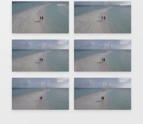  航拍牵手漫步在海边的情侣实拍视频素材下载mp4格式熊猫办公