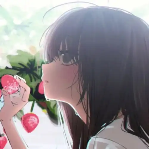  动漫情侣头像晓看天色暮看云,坐也思君行也思君