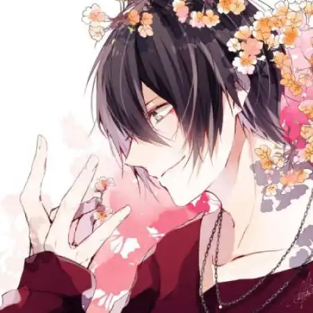  超a的男生头像二次元,手绘插画男生头像图片