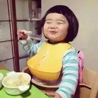  萌娃吃东西头像微信头像图片大全