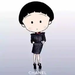  樱桃小丸子和蜡笔小新挑战时尚大牌