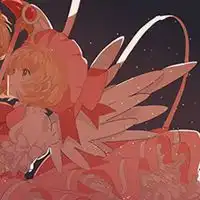  百变小樱小狼头像情侣微信头像图片大全