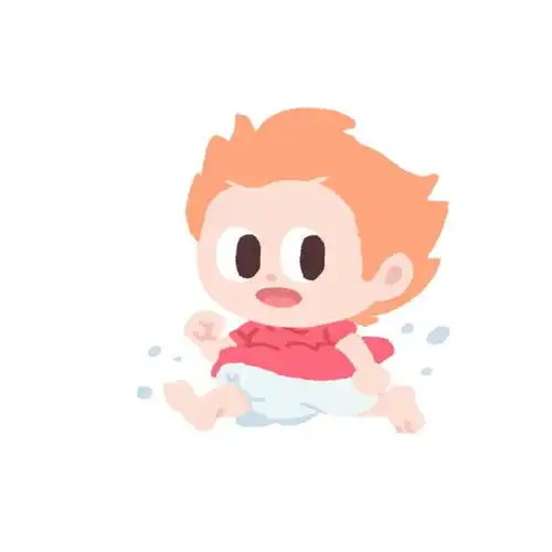  简约卡通头像请你勇敢前行