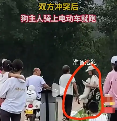  可恨的狗主人情侣遛狗不牵绳,咬伤小女孩后竟带着狗逃跑了