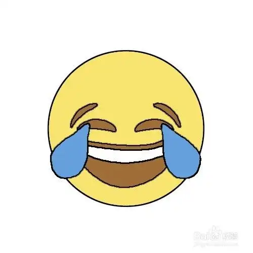  如何画笑哭表情的简笔画