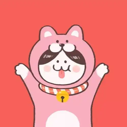  闺蜜情侣头像红红火火好运新年头像冲冲冲