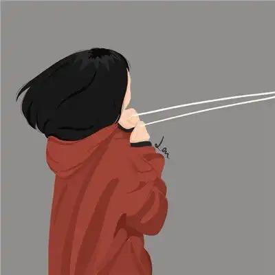  2021热门小众插画情侣头像最新版你喜欢的那个人就是你赤裸裸的品位