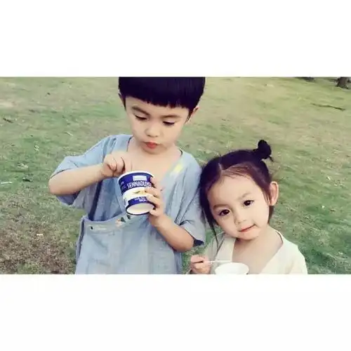  情侣头像萌娃情侣头像