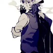  有了心事的男人爱上抽烟男生吸烟卡通头像图片