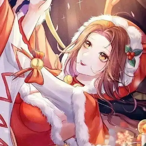  情侣头像敲可爱的圣诞情侣头像