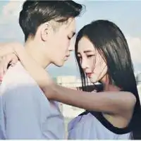  情侣头像真人两个人在一张照片里