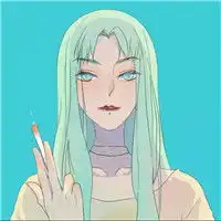  你凭什么让我爱你超拽动漫女生抽烟头像