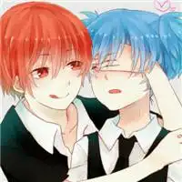  求暗杀教室中潮田渚和赤羽业的图片,最好是一起的有点bl的图片单独的也行