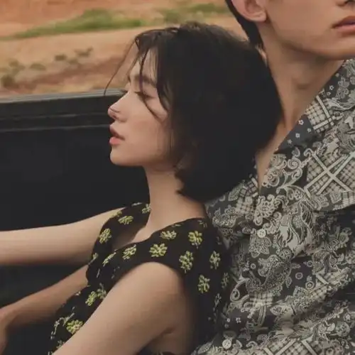  真人情头愿你眼角带笑梢星河入梦