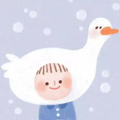  可爱卡通情侣头像简单手绘,所有的浅吻只给你