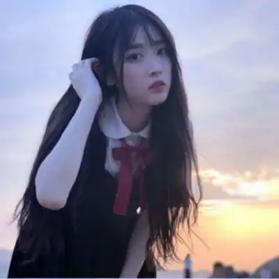  清纯高冷女生头像侧脸真实同一人多张