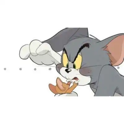  猫和老鼠闺蜜头像一对