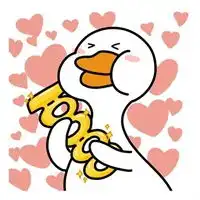  小红书超级火爆的卡通可爱鸭子头像