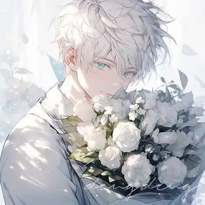  2023最新浪漫唯美银发动漫情侣头情侣头像我要个性网