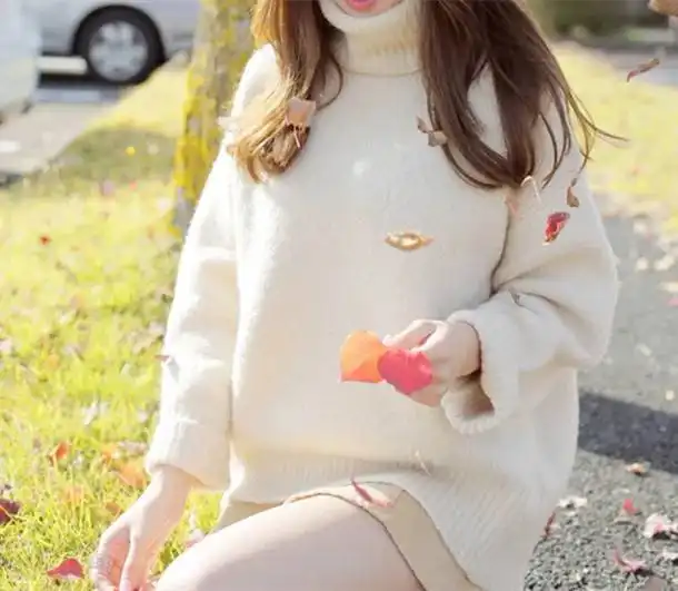  不起球加厚新款毛衣女早秋宽松慵懒风春冬季高领情侣装学生外套