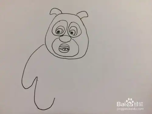 小时候熊二怎样画