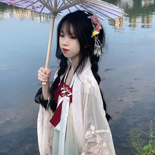  古风真人女生头像我知道京城的雪落不到江南