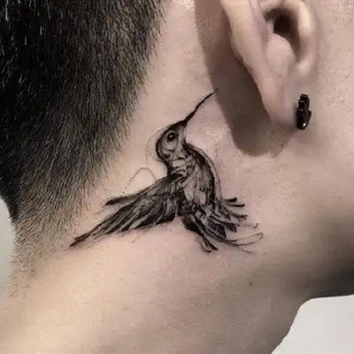  个性纹身微信头像黑灰精品纹身图案