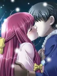  有没有两人接吻的甜蜜性感的漫画图片