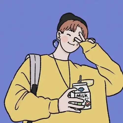  动漫头像一起去宇宙吧,我数星星你笨就数月亮叭