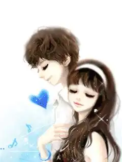  求温馨情侣qq头像