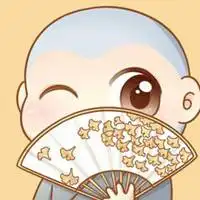  小和尚合十禅坐真头像微信头像图片大全