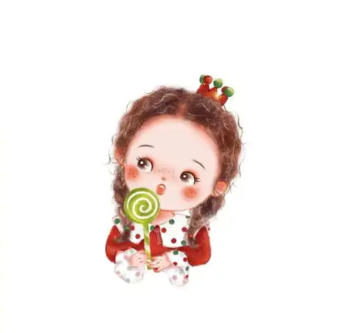  女生头像卡通大头可爱女头,新年新头像