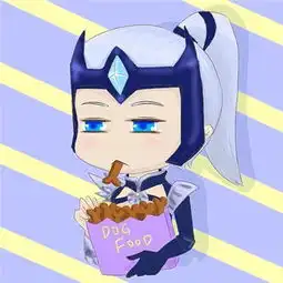  王者荣耀吃狗粮系列头像猴子露娜花木兰不知火舞孙膑