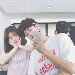  超可爱的幸福情侣萌头像合照一对你是我左心房的钉子户